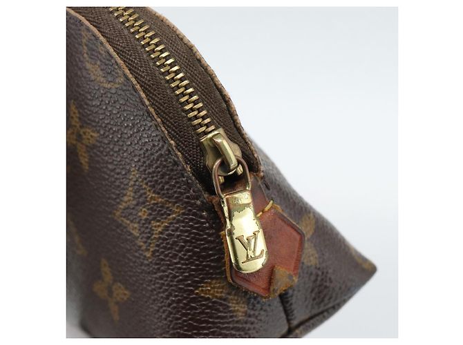LOUIS VUITTON Monogram Pochette Cosmetic PM Pochette Trucco M47515 LV Auth 190793 Monogramma - vista 8