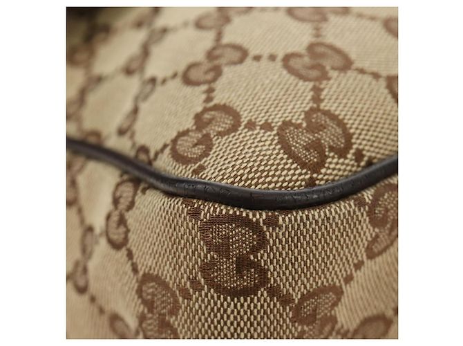 Borsa a tracolla GUCCI GG Canvas Web Sherry Line Beige Argento 23302 Auth am11988V - vista 15