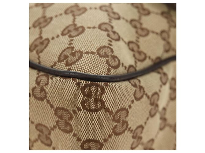 Borsa a tracolla GUCCI GG Canvas Web Sherry Line Beige Argento 23302 Auth am11988V - vista 16