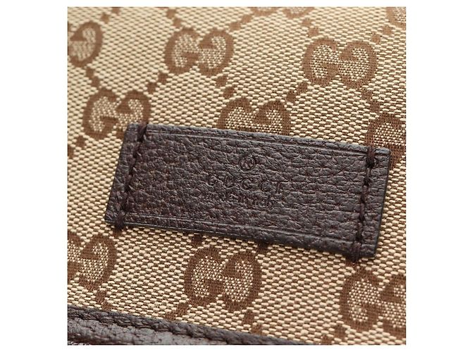 Borsa a tracolla GUCCI GG Canvas Web Sherry Line Beige Argento 23302 Auth am11988V - vista 28