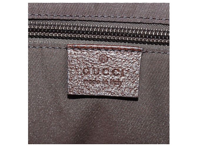 Borsa a tracolla GUCCI GG Canvas Web Sherry Line Beige Argento 23302 Auth am11988V - vista 30