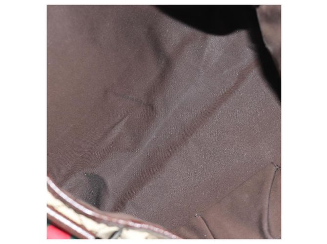Borsa a tracolla GUCCI GG Canvas Web Sherry Line Beige Argento 23302 Auth am11988V - vista 9