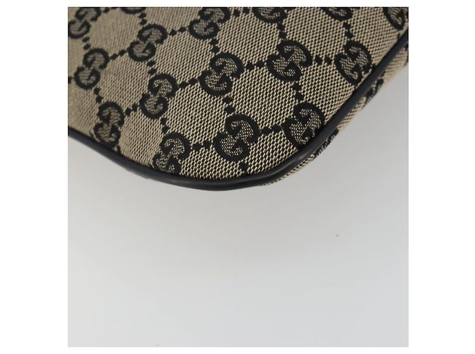 Borsa a tracolla GUCCI GG Canvas Navy Gold 019 0422 Auth 190278A D'oro Blu navy - vista 14