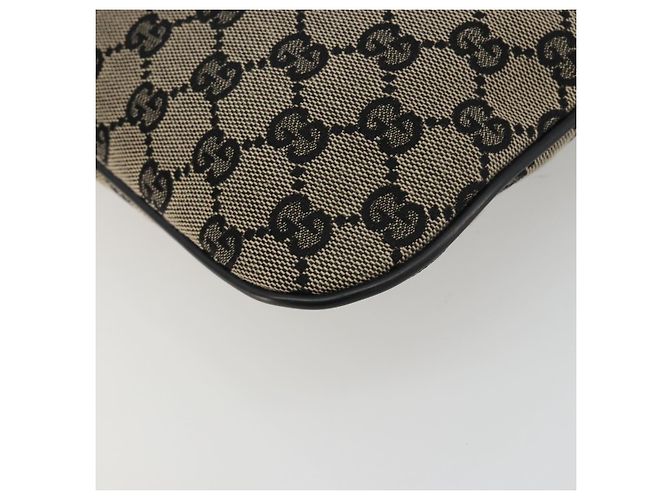 Borsa a tracolla GUCCI GG Canvas Navy Gold 019 0422 Auth 190278A D'oro Blu navy - vista 15
