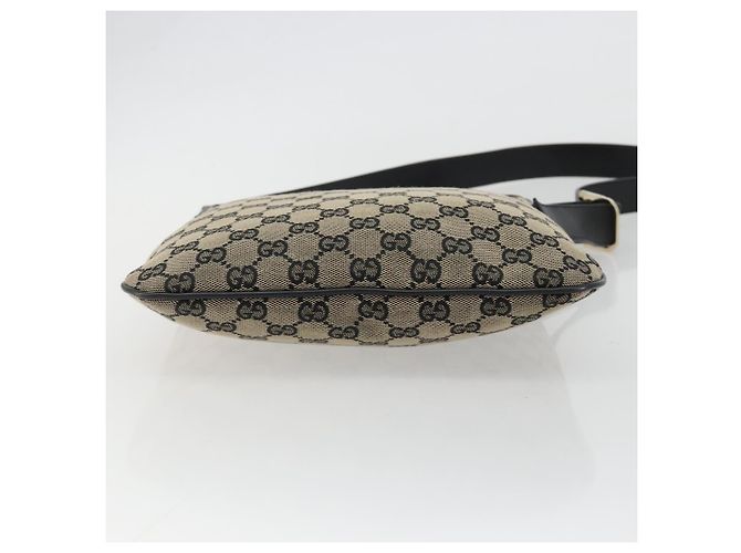 Borsa a tracolla GUCCI GG Canvas Navy Gold 019 0422 Auth 190278A D'oro Blu navy - vista 5