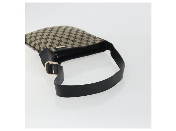 Borsa a tracolla GUCCI GG Canvas Navy Gold 019 0422 Auth 190278A D'oro Blu navy - vista 7