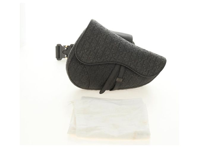 Christian Dior Trotter Canvas Saddle Bag DENIM TEARS Kooperation Auth 189721M - Ansicht 12