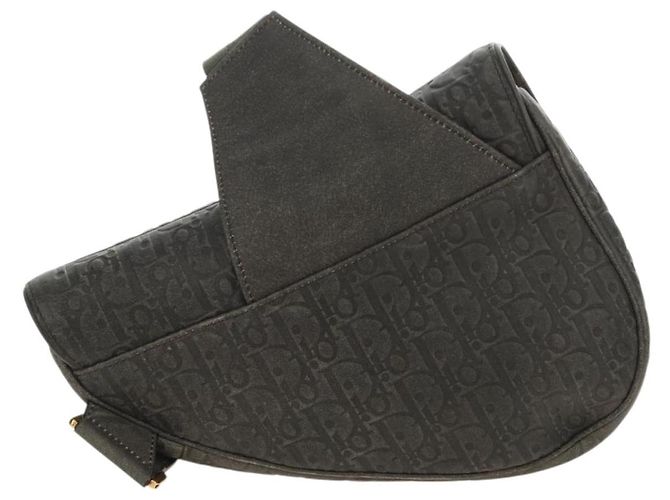 Christian Dior Trotter Canvas Saddle Bag DENIM TEARS Kooperation Auth 189721M - Ansicht 2