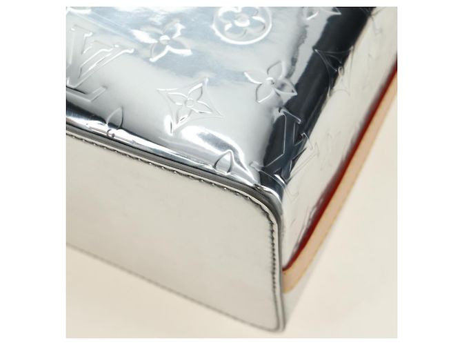LOUIS VUITTON Specchio Monogram Neo PDV Bag 2way Silver M58755 LV Auth 189765SM Argento - vista 17