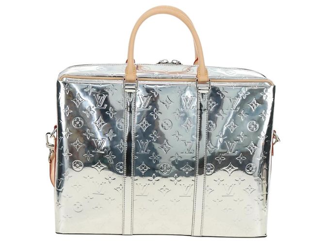 LOUIS VUITTON Specchio Monogram Neo PDV Bag 2way Silver M58755 LV Auth 189765SM Argento - vista 2