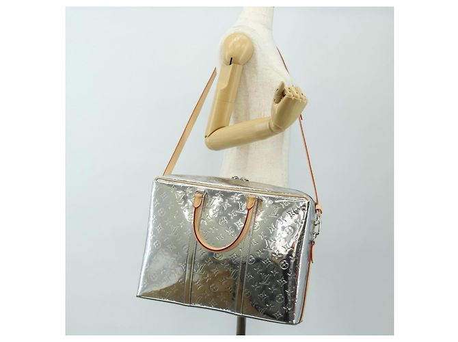 LOUIS VUITTON Specchio Monogram Neo PDV Bag 2way Silver M58755 LV Auth 189765SM Argento - vista 29