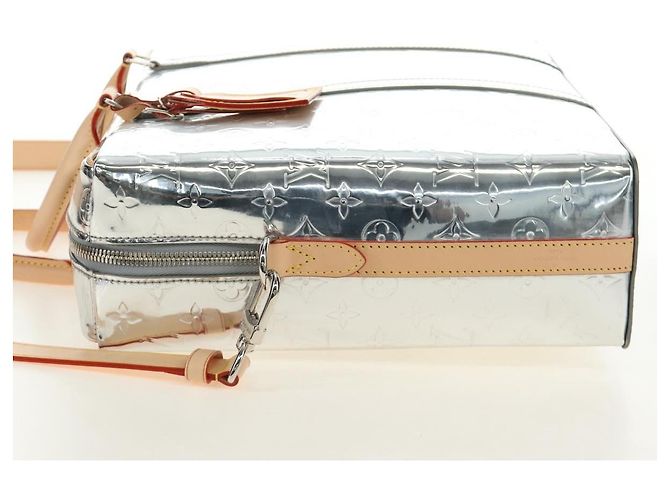 LOUIS VUITTON Specchio Monogram Neo PDV Bag 2way Silver M58755 LV Auth 189765SM Argento - vista 3