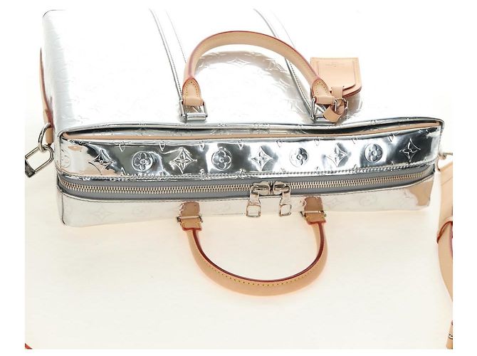 LOUIS VUITTON Specchio Monogram Neo PDV Bag 2way Silver M58755 LV Auth 189765SM Argento - vista 6