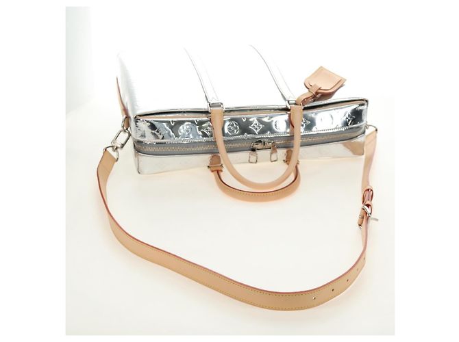 LOUIS VUITTON Specchio Monogram Neo PDV Bag 2way Silver M58755 LV Auth 189765SM Argento - vista 8