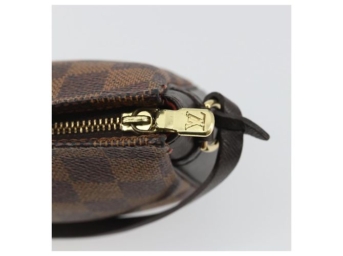 LOUIS VUITTON Damier Ebene Trousse Make Up Pouch N51982 LV Auth ka5046 - vista 10
