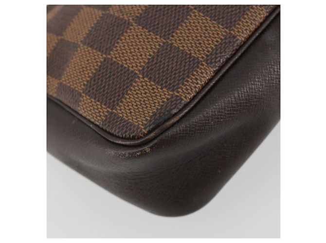 LOUIS VUITTON Damier Ebene Trousse Make Up Pouch N51982 LV Auth ka5046 - vista 14