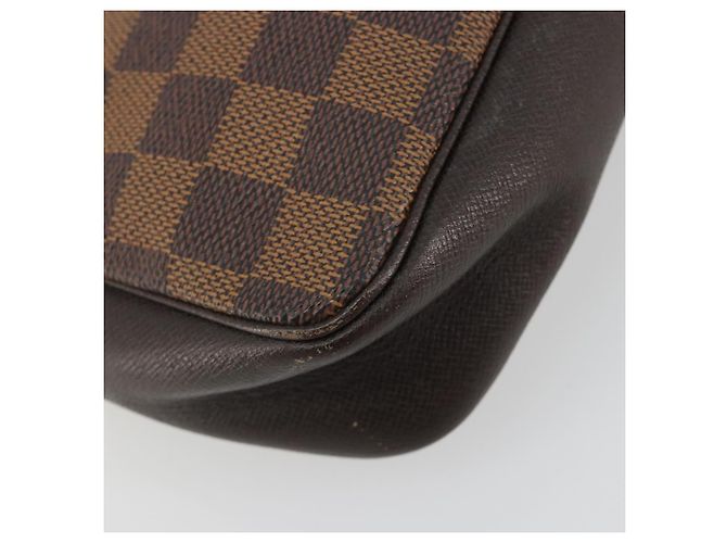 LOUIS VUITTON Damier Ebene Trousse Make Up Pouch N51982 LV Auth ka5046 - vista 16