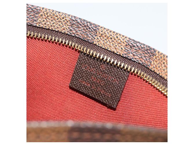 LOUIS VUITTON Damier Ebene Trousse Make Up Pouch N51982 LV Auth ka5046 - vista 17