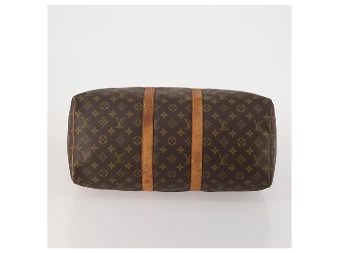 LOUIS VUITTON Borsa Boston Monogram Keepall 45 M41428 LV Auth 188078 Monogramma - vista 5