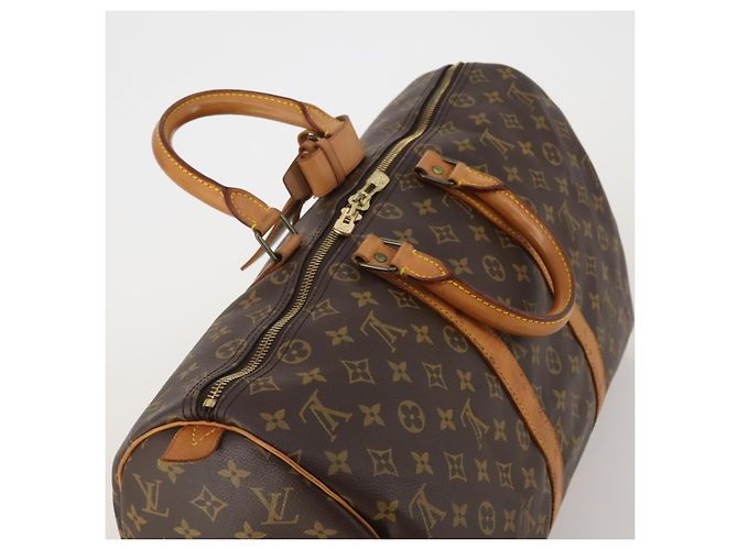 LOUIS VUITTON Borsa Boston Monogram Keepall 45 M41428 LV Auth 188078 Monogramma - vista 6
