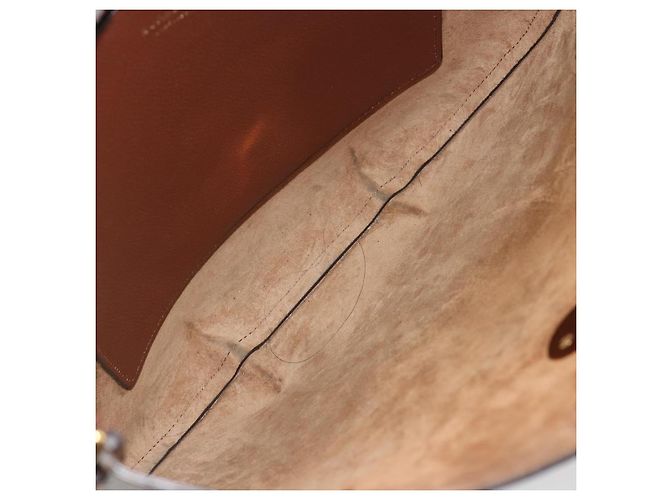 Borsa a Spalla BURBERRY in Pelle Marrone Oro Auth 190339A D'oro - vista 11