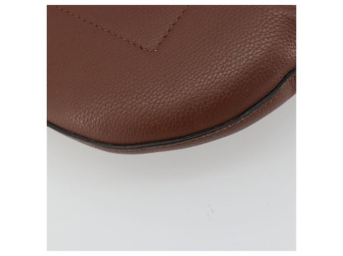 Borsa a Spalla BURBERRY in Pelle Marrone Oro Auth 190339A D'oro - vista 16