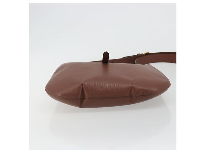 Borsa a Spalla BURBERRY in Pelle Marrone Oro Auth 190339A D'oro - vista 5