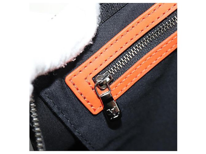 LOUIS VUITTON Monogram Eclipse Keepall Bandouliere 45 M15251 LV Auth 189113SAM Monogramma - vista 27