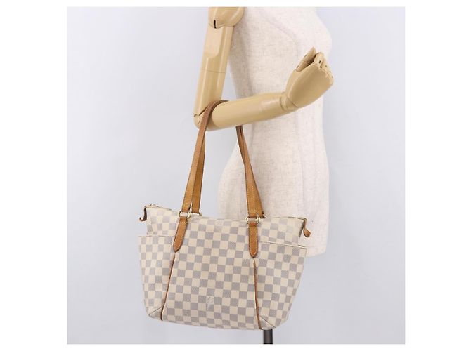 LOUIS VUITTON Borsa Tote Damier Azur Totally PM N41280 LV Auth BA13788 - vista 25