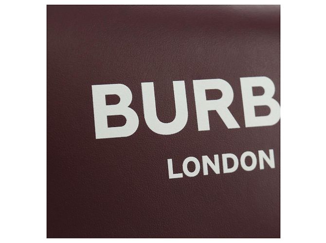 BURBERRY Every Day Shoulder Wallet Leather Bordeaux Gold Auth am11974M D'oro Bordò - vista 20