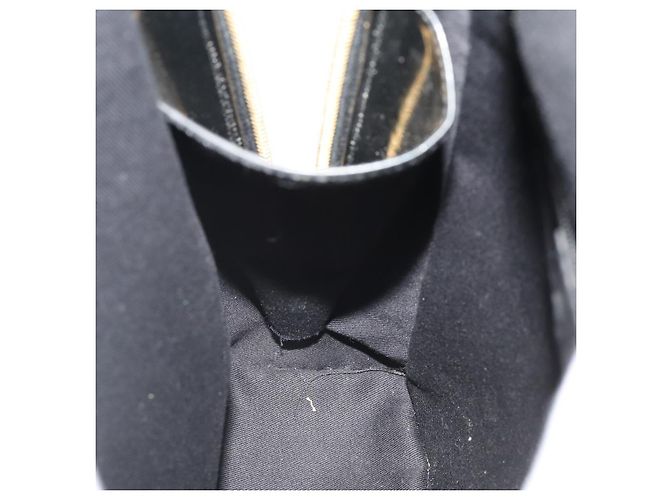 Borsa Bamboo GUCCI in pelle vernice Nera Auth 188102 Nero - vista 17