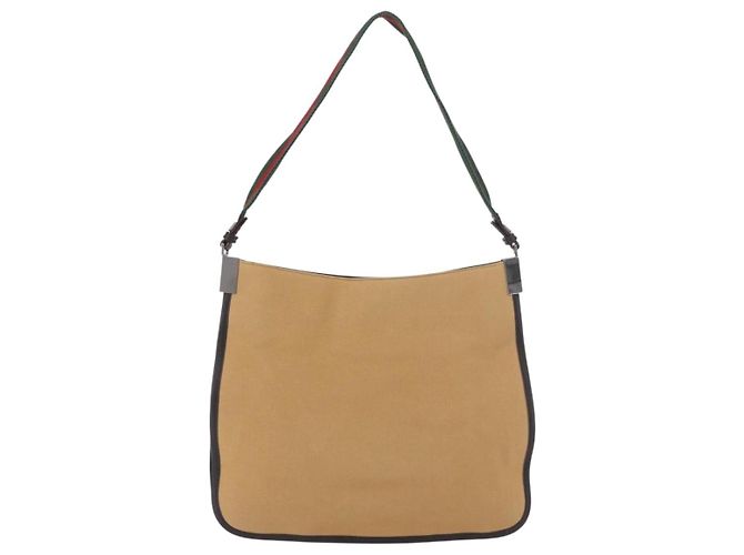 Sac à bandoulière GUCCI Toile Beige Argent 001 4321 Auth 190598 Argenté - vue 2