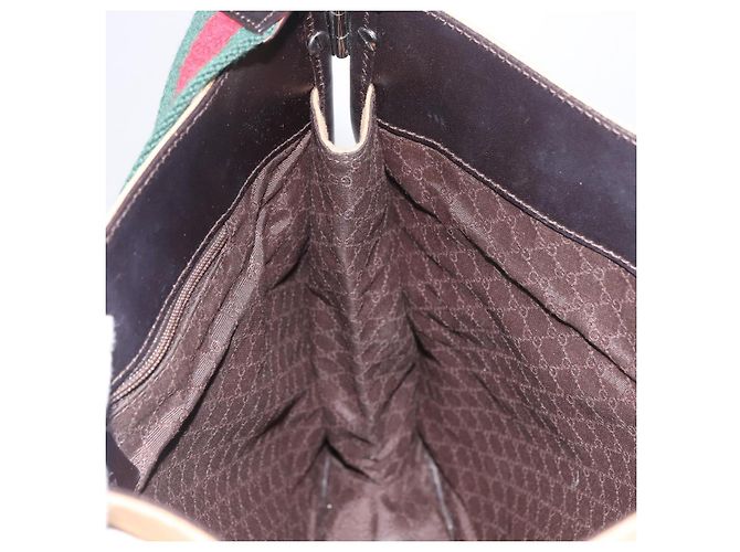 Sac à bandoulière GUCCI Toile Beige Argent 001 4321 Auth 190598 Argenté - vue 20