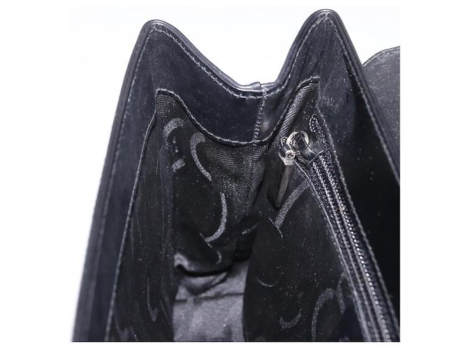 Borsa a mano Salvatore Ferragamo in pelle nera argento Auth bs35910 Nero - vista 19