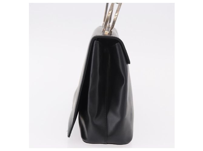 Borsa a mano Salvatore Ferragamo in pelle nera argento Auth bs35910 Nero - vista 3