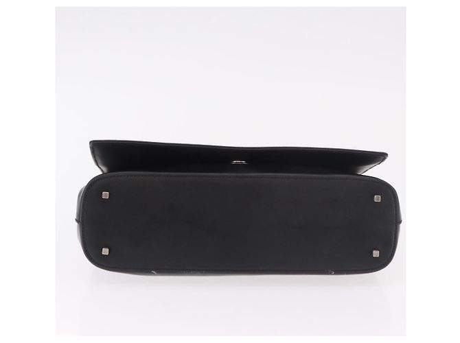 Borsa a mano Salvatore Ferragamo in pelle nera argento Auth bs35910 Nero - vista 5