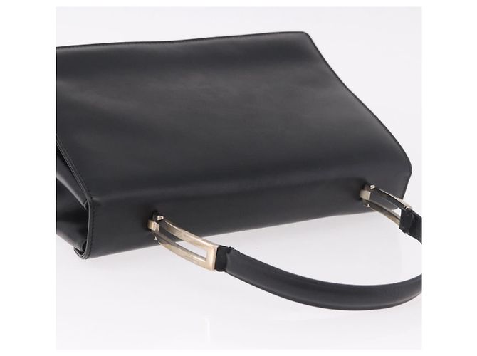 Borsa a mano Salvatore Ferragamo in pelle nera argento Auth bs35910 Nero - vista 6
