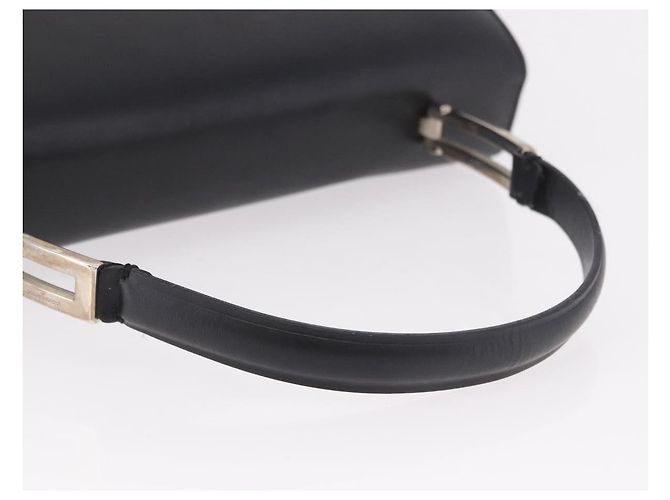 Borsa a mano Salvatore Ferragamo in pelle nera argento Auth bs35910 Nero - vista 7