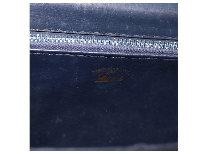 Borsa GUCCI GG Supreme in PVC Blu navy Oro Auth 190570 D'oro - vista 18