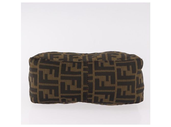 FENDI Pochette Accessori Zucca Marrone Argento 8N0005 Auth 189182 - vista 5