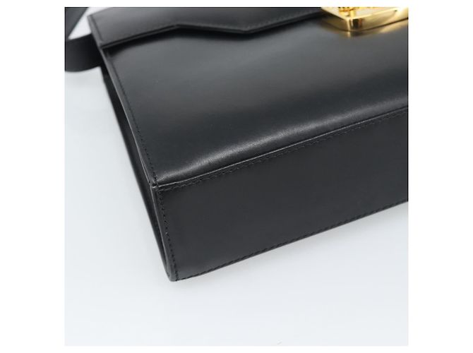 Borsa a Spalla GUCCI in Pelle Nera Oro 004 33 0450 Auth ep14923 Nero D'oro - vista 14