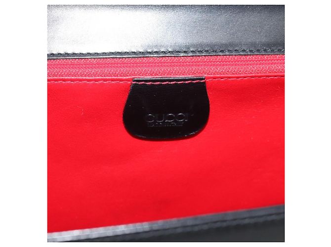Borsa a Spalla GUCCI in Pelle Nera Oro 004 33 0450 Auth ep14923 Nero D'oro - vista 18