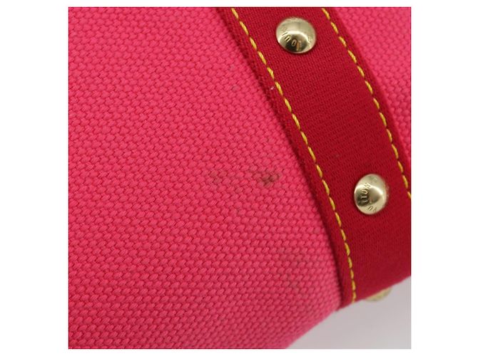 LOUIS VUITTON Antigua Cabas PM Hand Bag Rouge Pink M40088 LV Auth ep14951V Rosa Rosso - vista 10