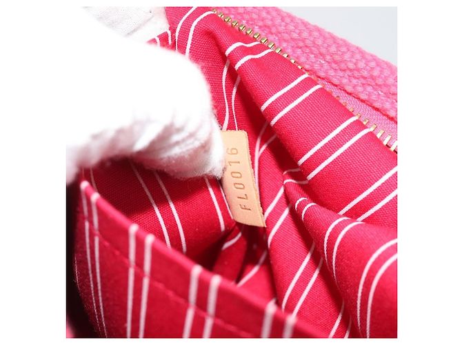 LOUIS VUITTON Antigua Cabas PM Hand Bag Rouge Pink M40088 LV Auth ep14951V Rosa Rosso - vista 12