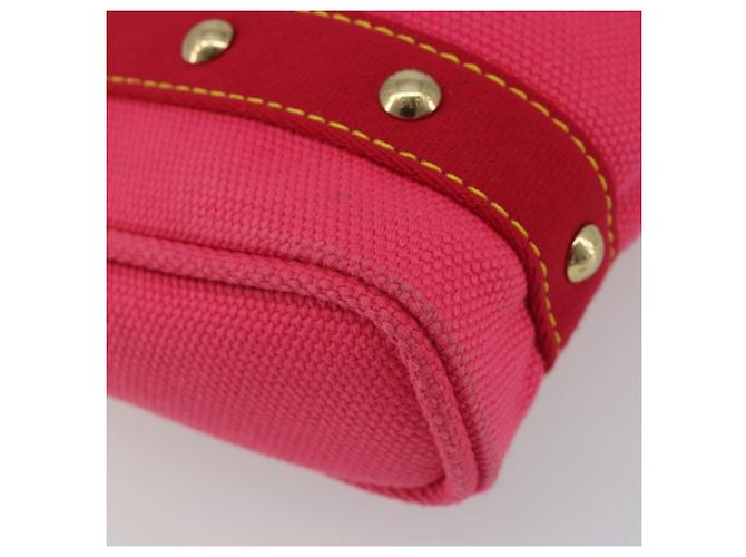 LOUIS VUITTON Antigua Cabas PM Hand Bag Rouge Pink M40088 LV Auth ep14951V Rosa Rosso - vista 14