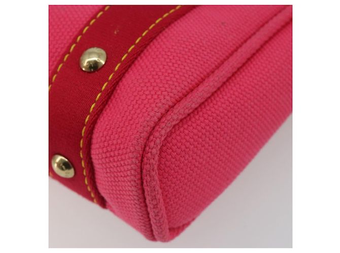 LOUIS VUITTON Antigua Cabas PM Hand Bag Rouge Pink M40088 LV Auth ep14951V Rosa Rosso - vista 9