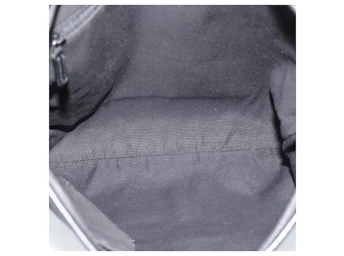 Borsa a Spalla GUCCI GG Canvas Nylon Nero Argento 268642 Auth 189865A - vista 11