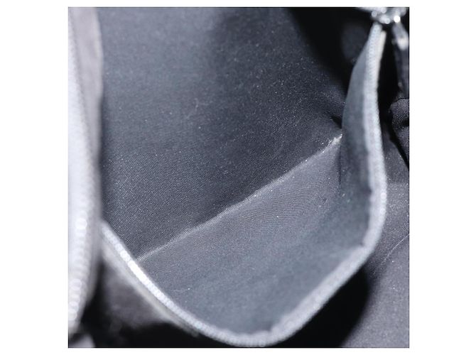 Borsa a Spalla GUCCI GG Canvas Nylon Nero Argento 268642 Auth 189865A - vista 21