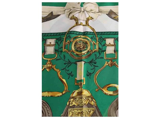 Hermès Quadrato verde - vista 3