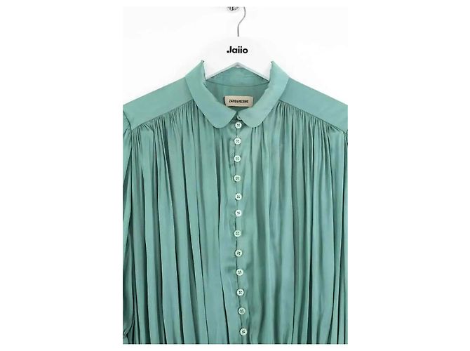 Vestido de seda verde Zadig & Voltaire - vista 2